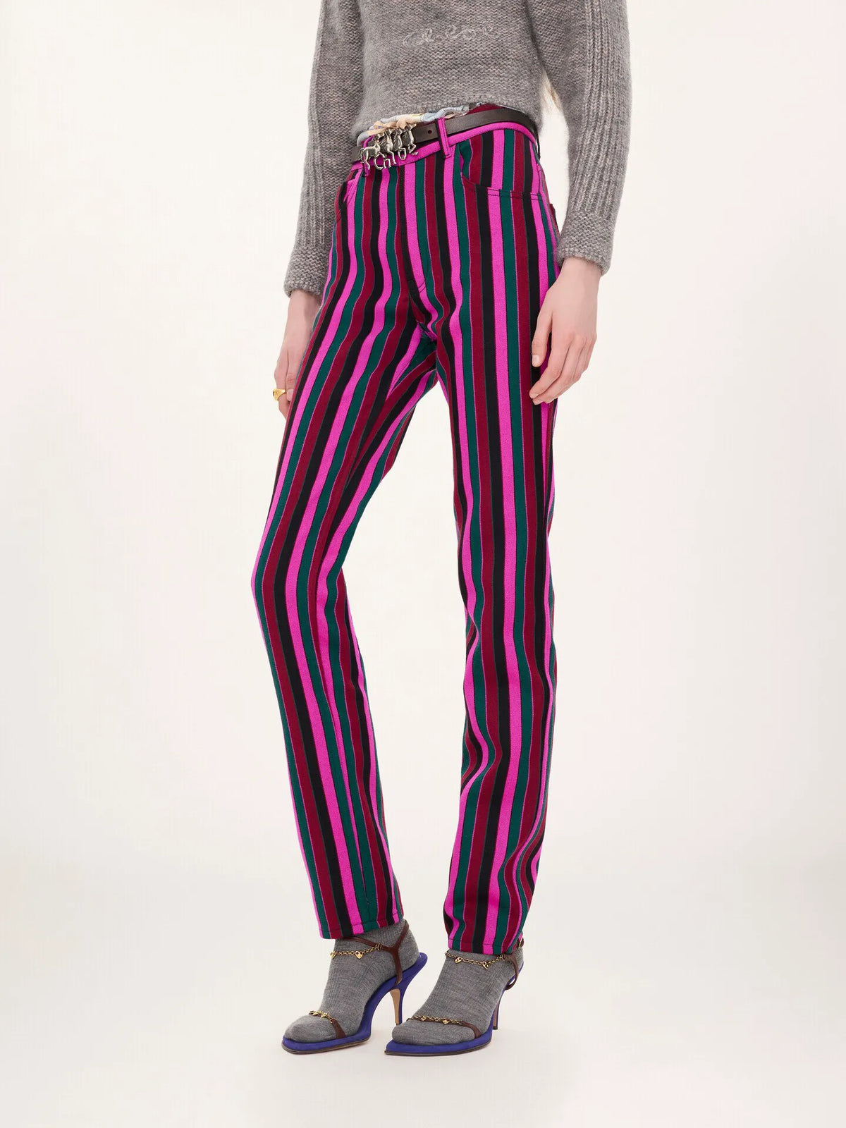 Slim pants in wool