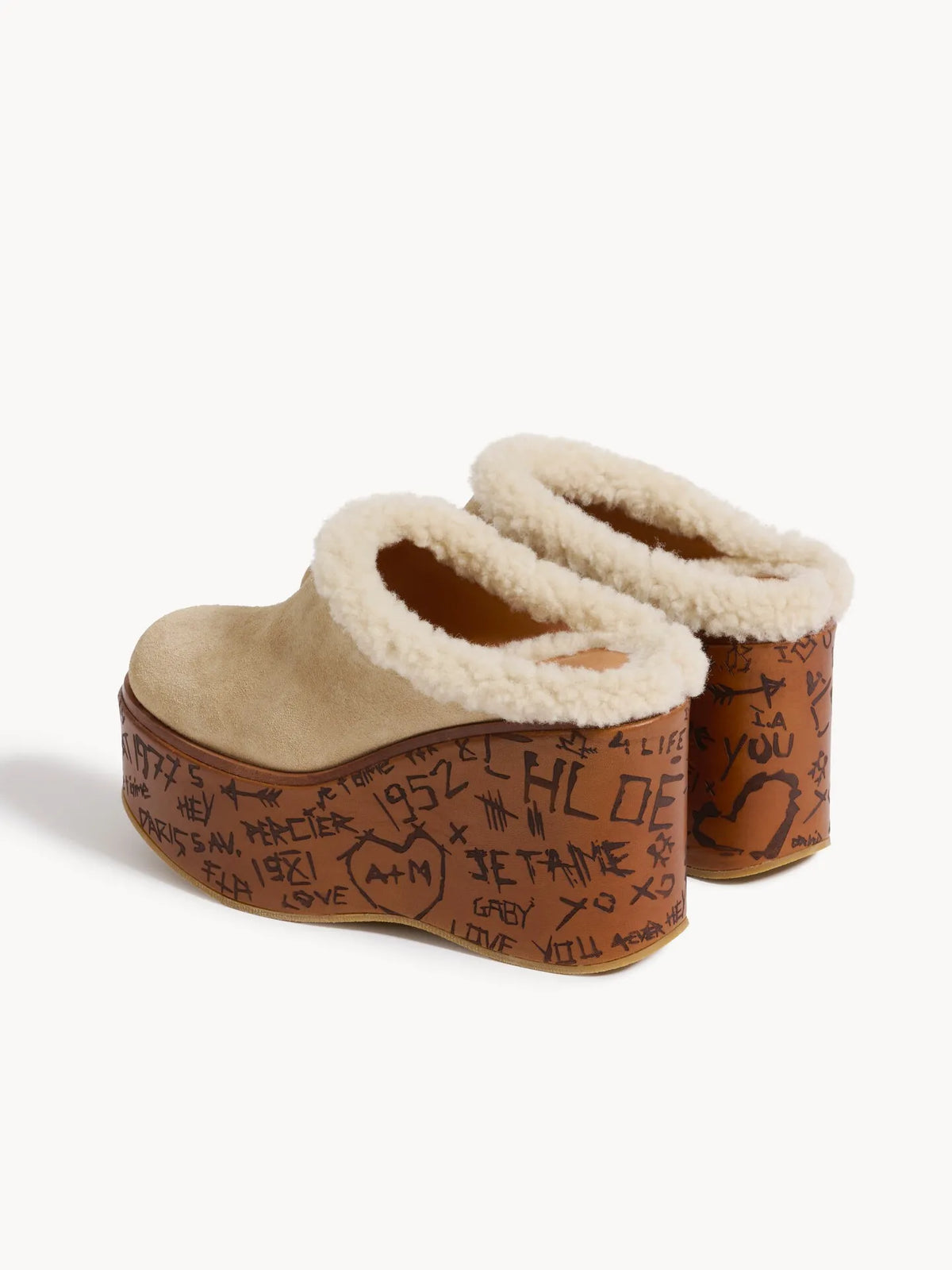 Maxime wedge mule