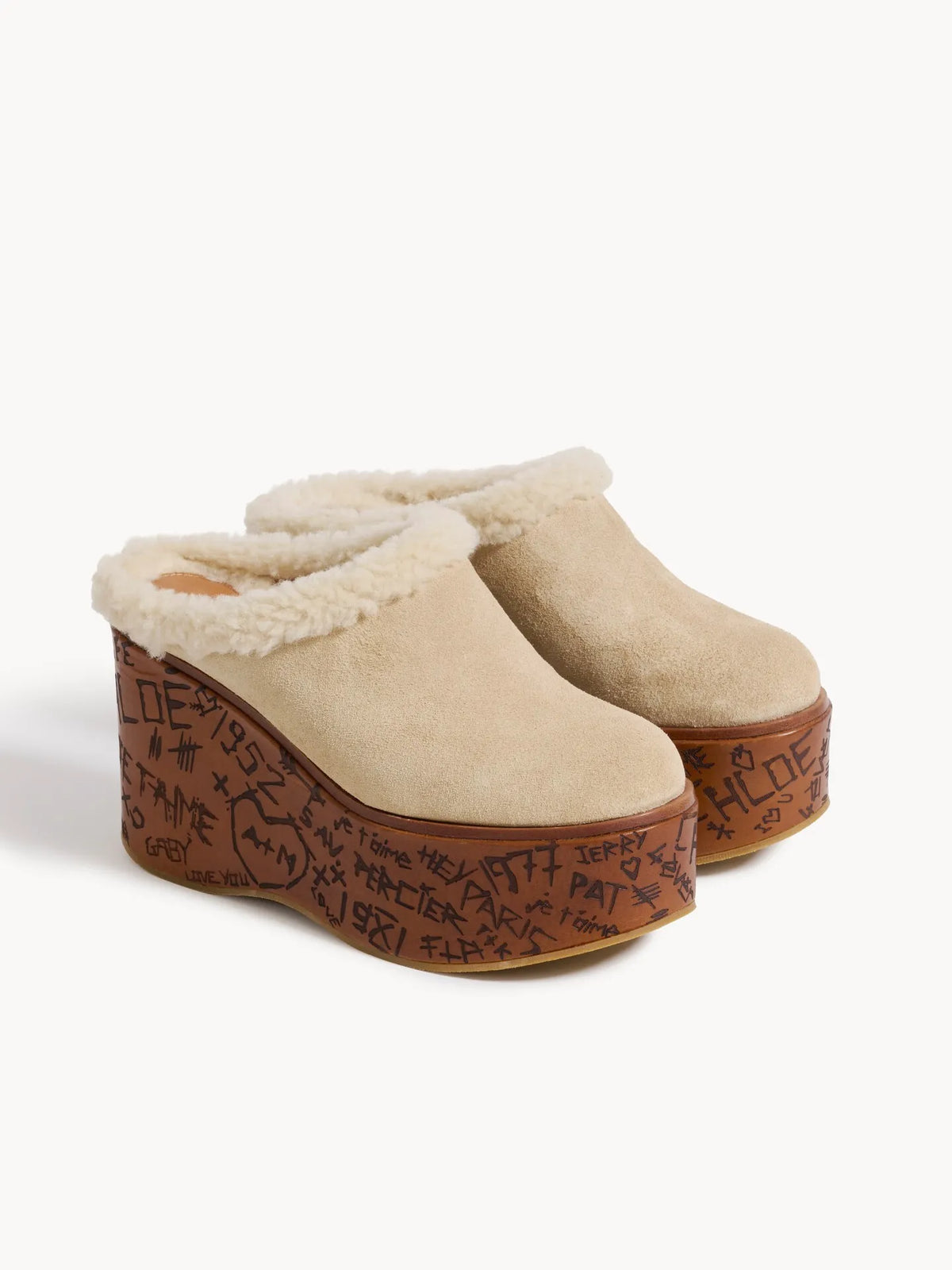 Maxime wedge mule