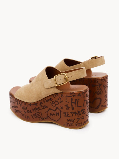 Maxime wedge sandal
