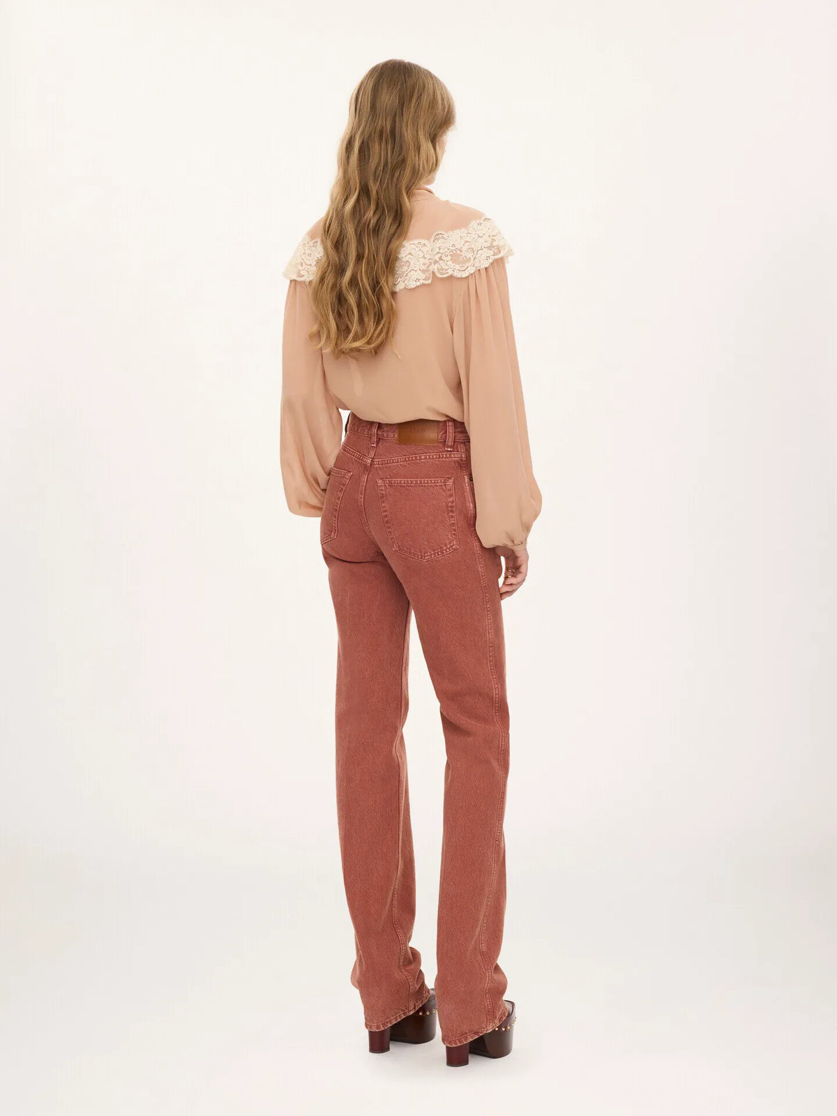 Straight jeans in denim