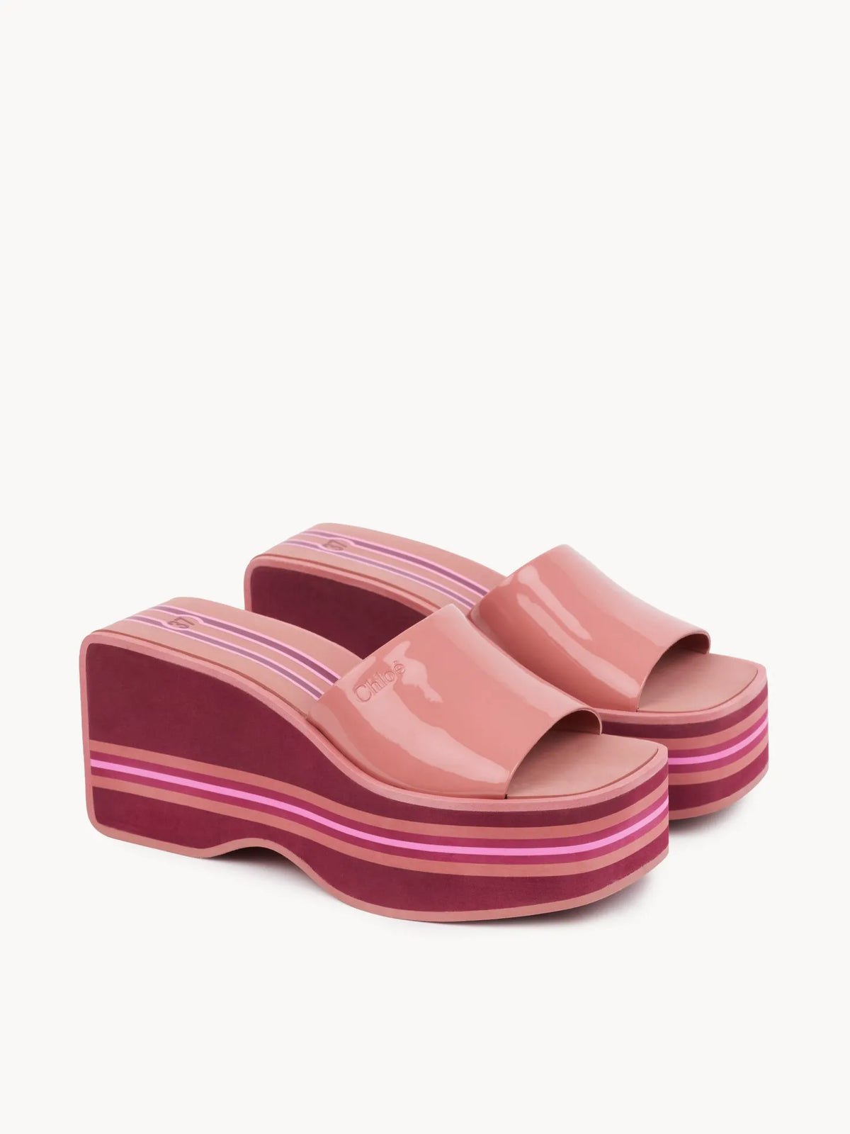Swimming Cool wedge mule