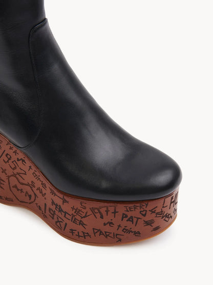 Maxime wedge ankle boot
