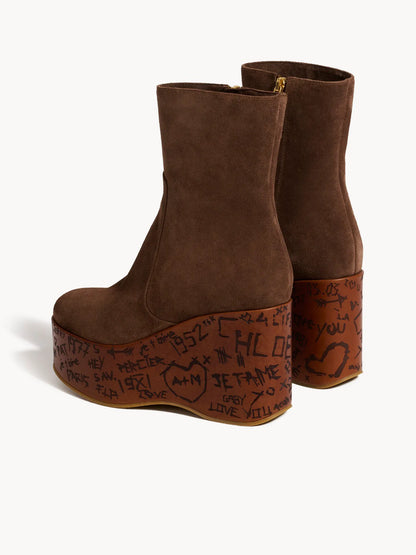 Maxime wedge ankle boot