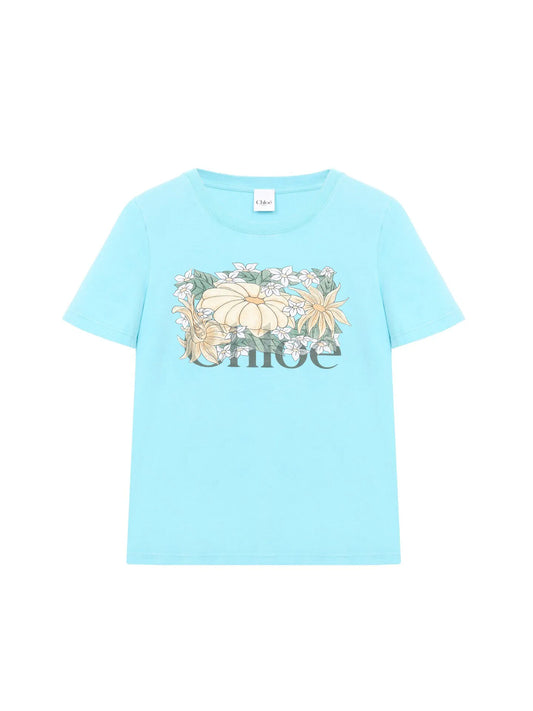 Baby fit logo T-shirt in cotton jersey