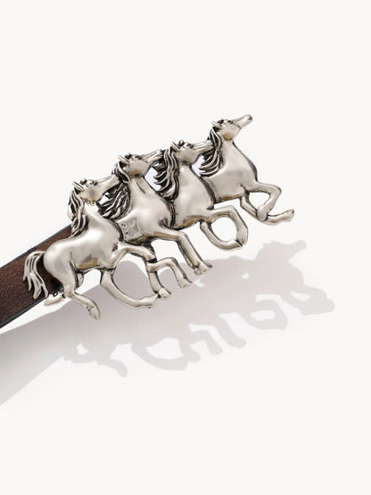 The Chloé Running Horses belt