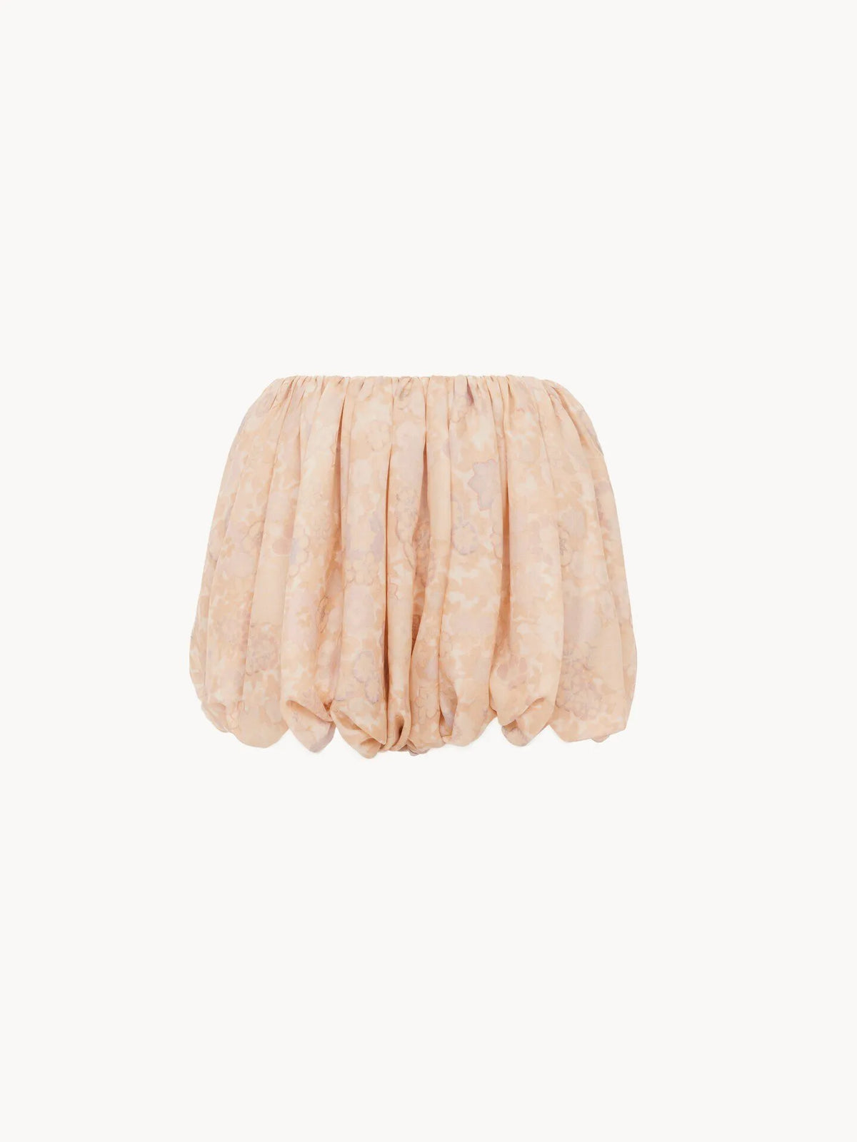 Mini bloomer shorts in silk charmeuse