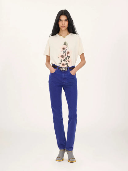 Generous logo T-shirt in cotton jersey
