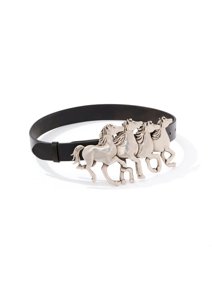 The Chloé Running Horses wide belt