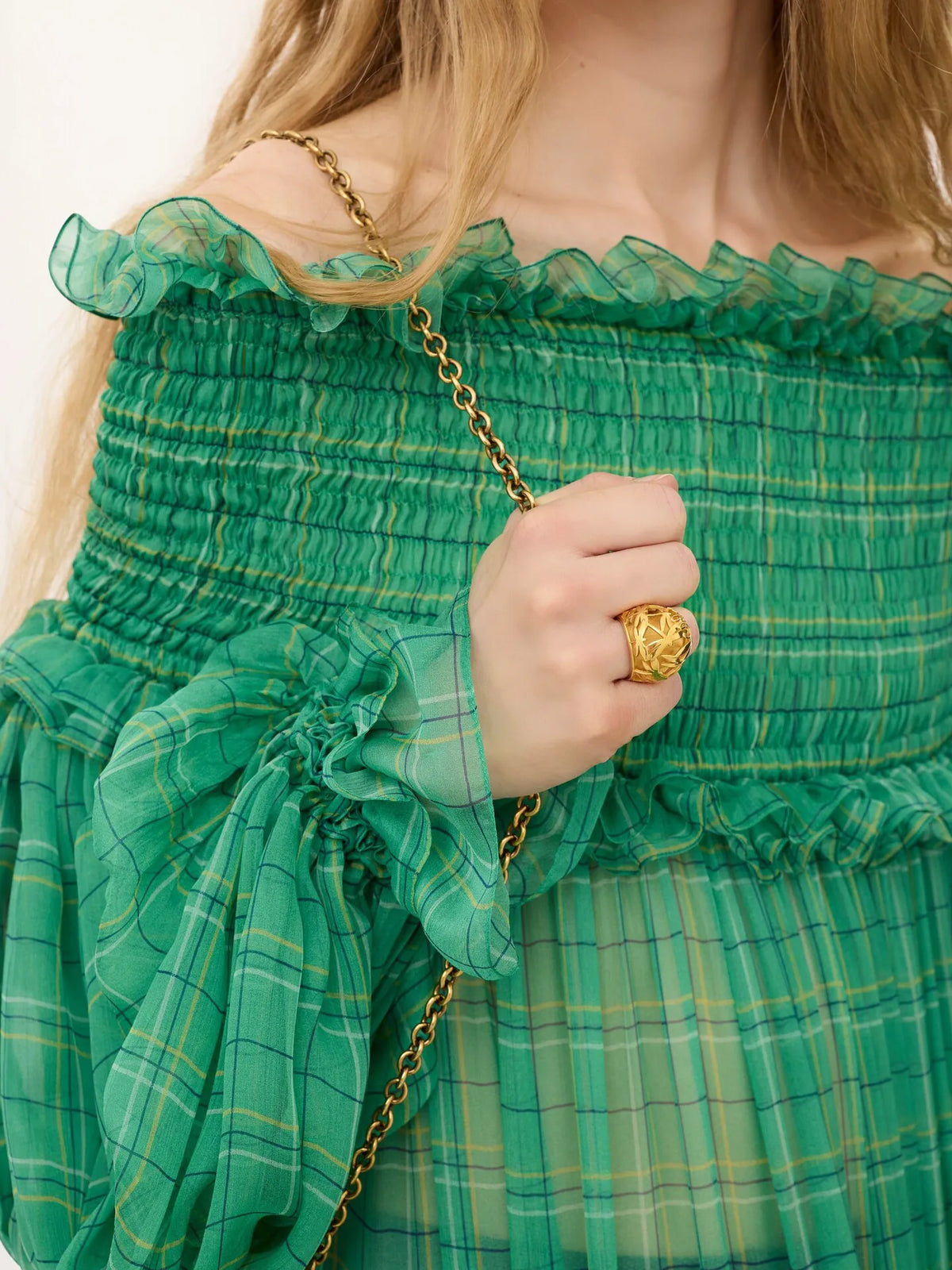The Chloé Gilded Cage ring