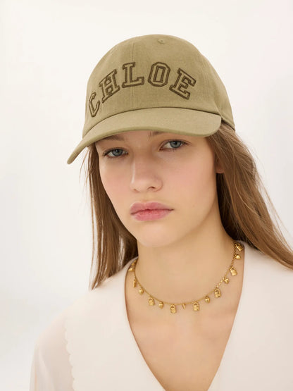 The Chloé Signature cap in cotton