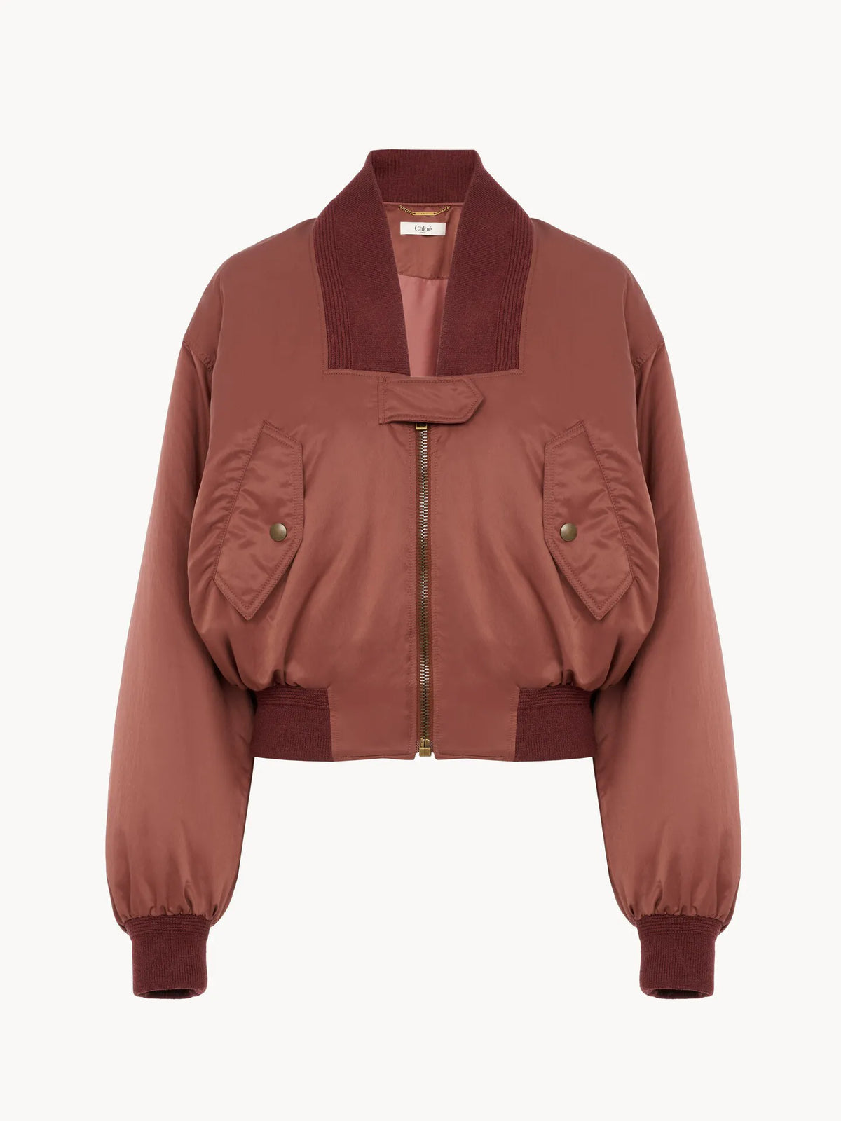 Bomber jacket in nylon