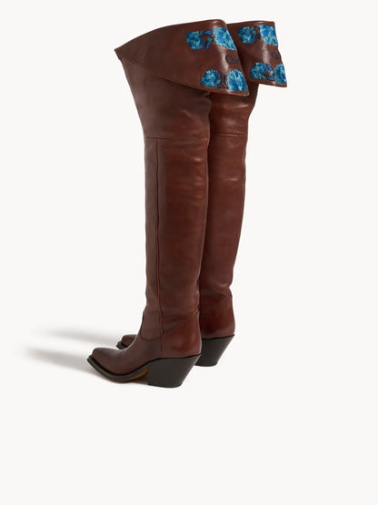 Azelan thigh high boot