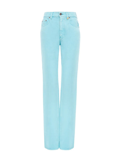 Straight jeans in denim