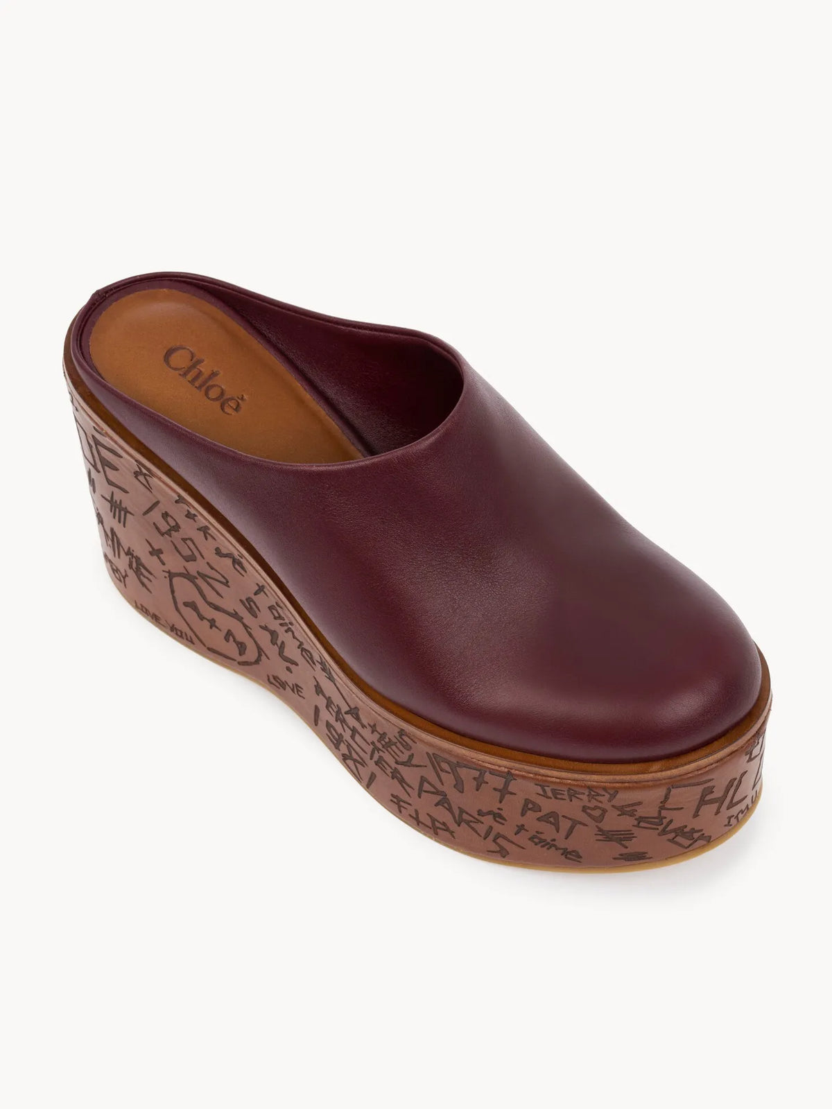 Maxime wedge mule