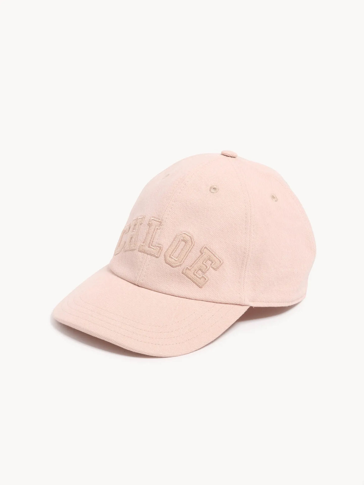 The Chloé Signature cap in denim