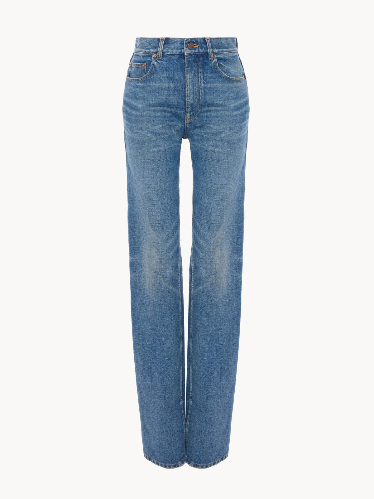 Straight jeans in denim