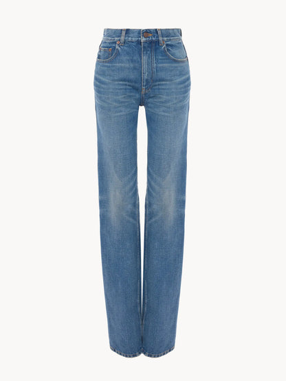 Straight jeans in denim