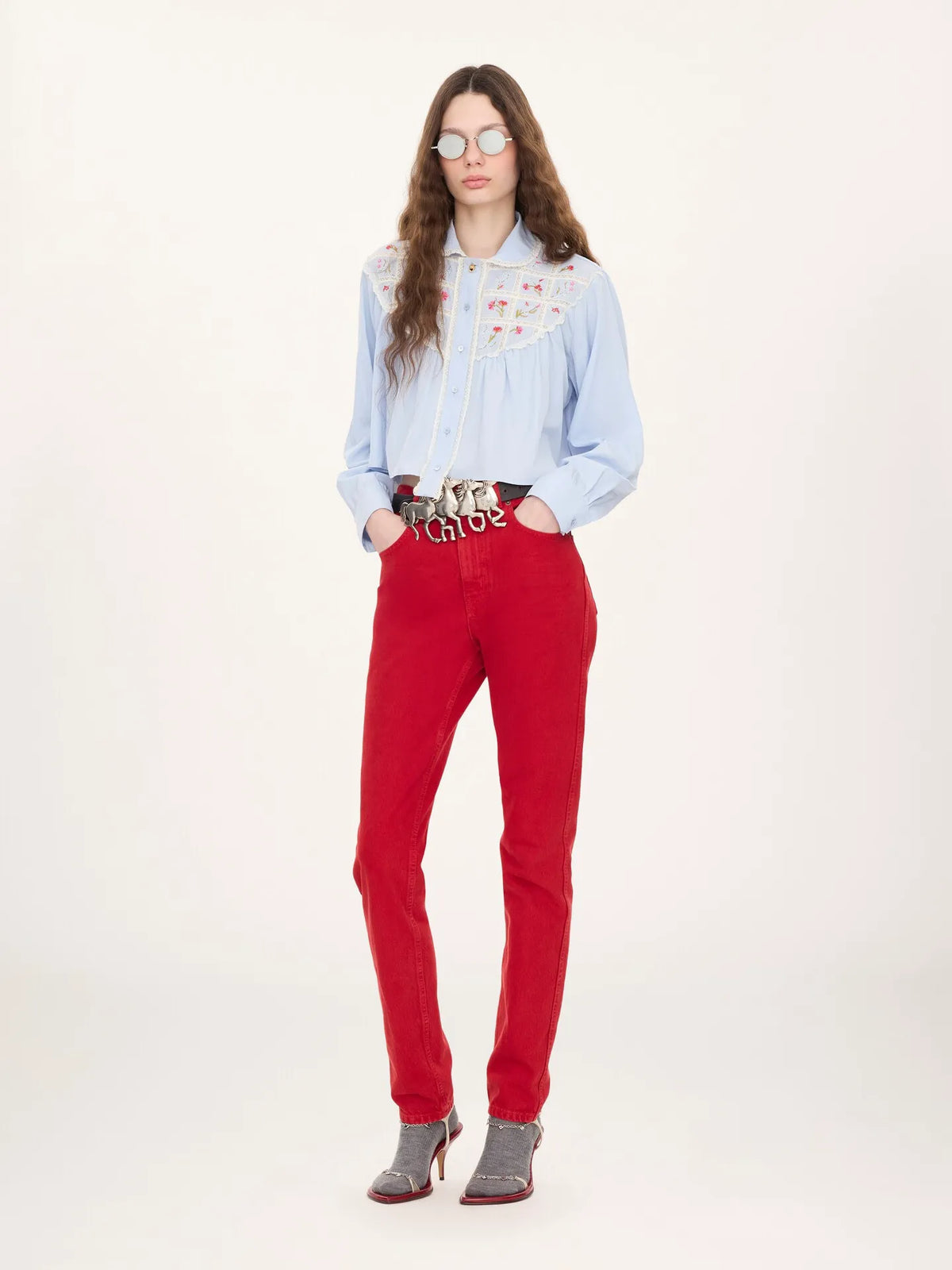 Slim jeans in denim