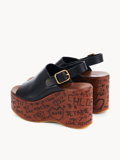 Maxime wedge sandal