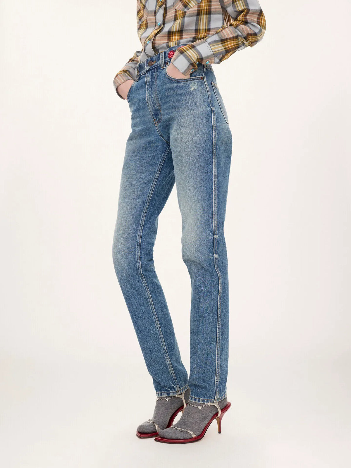 Slim jeans in denim