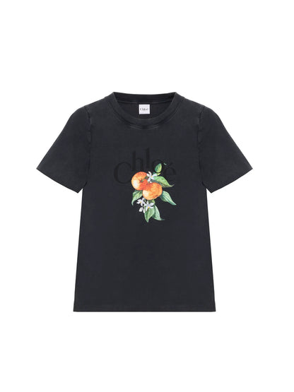 Baby fit logo T-shirt in cotton jersey