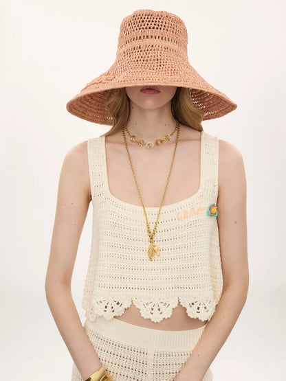 The Chloé Raffia capeline hat