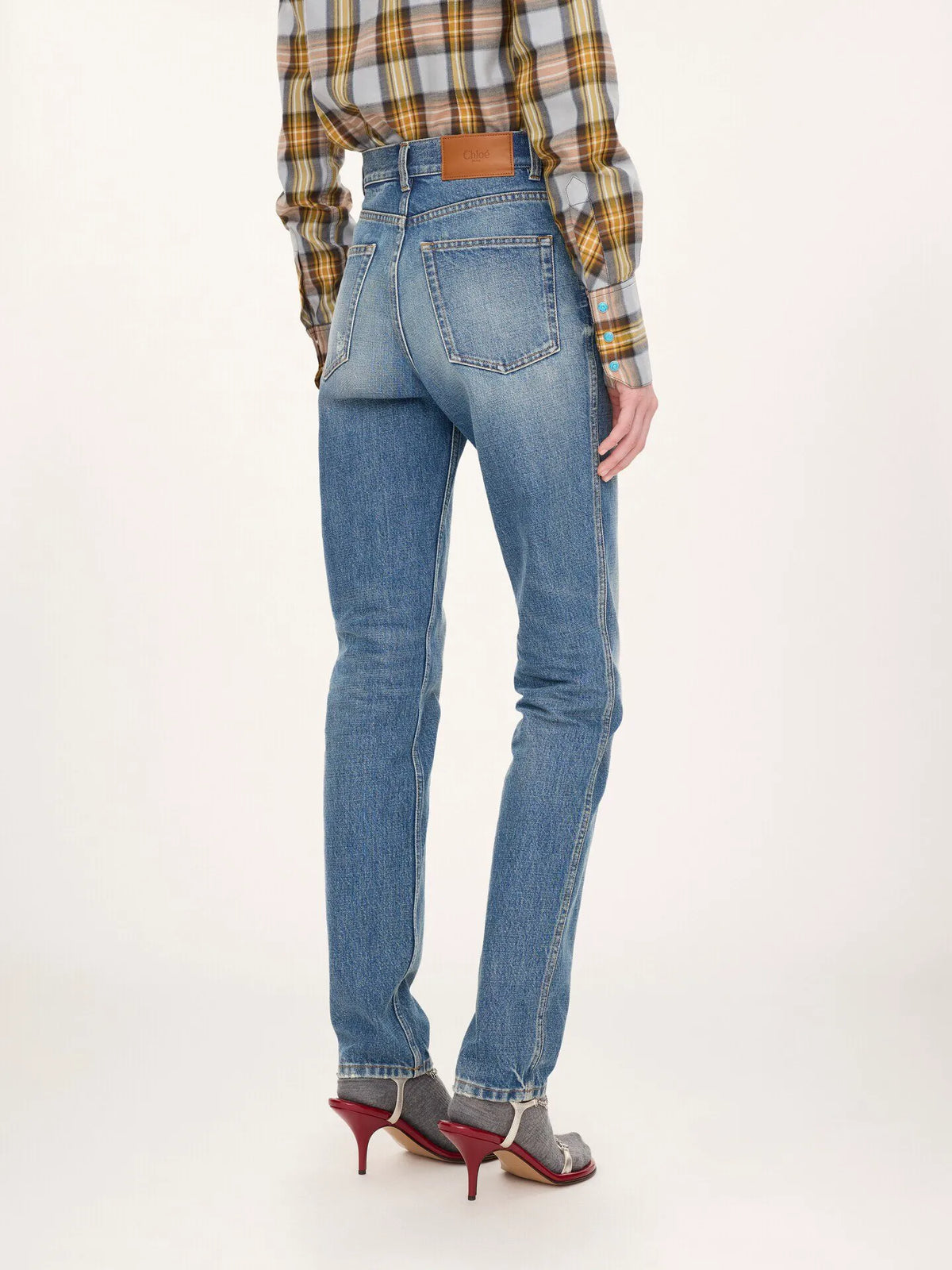 Slim jeans in denim