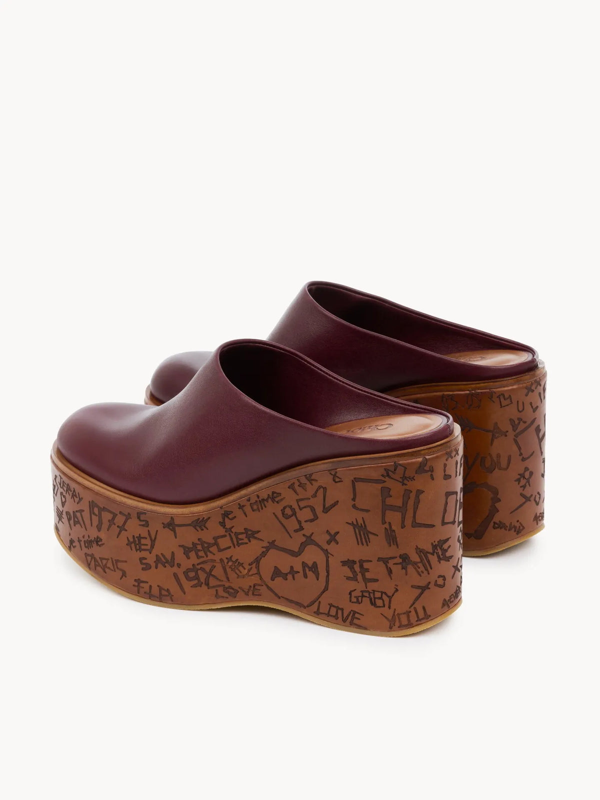 Maxime wedge mule