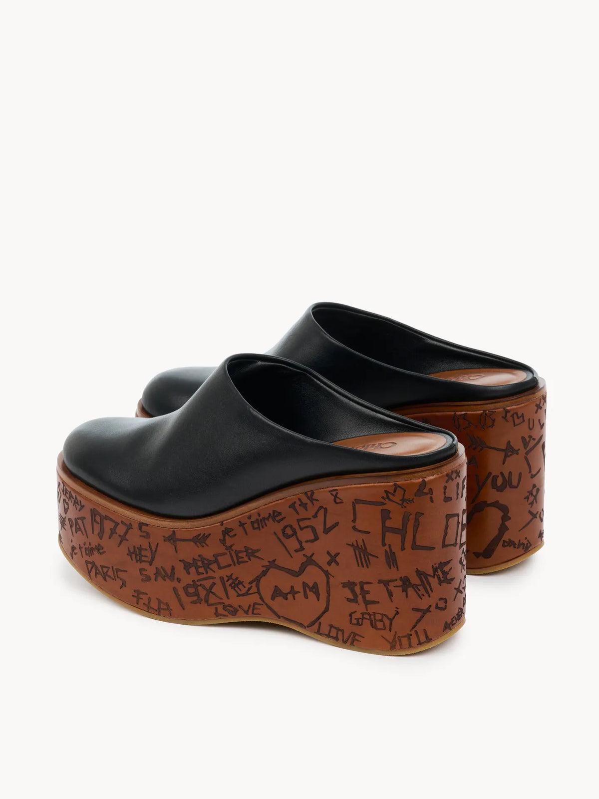 Maxime wedge mule