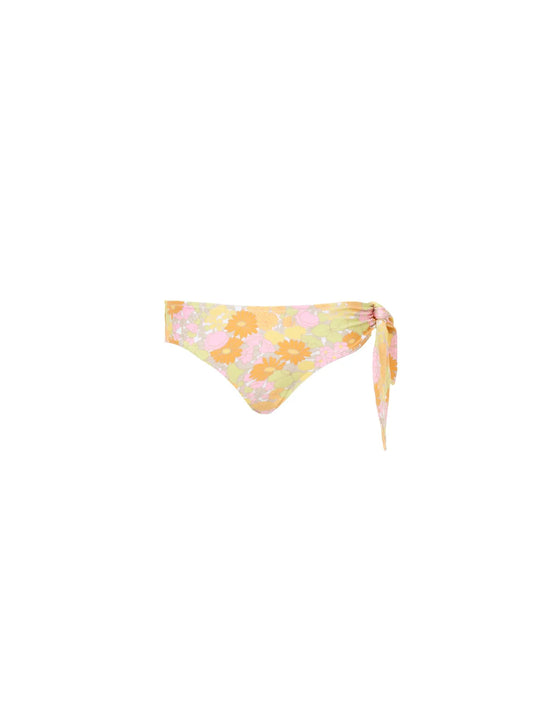 Sunbleached flower-print bikini bottoms