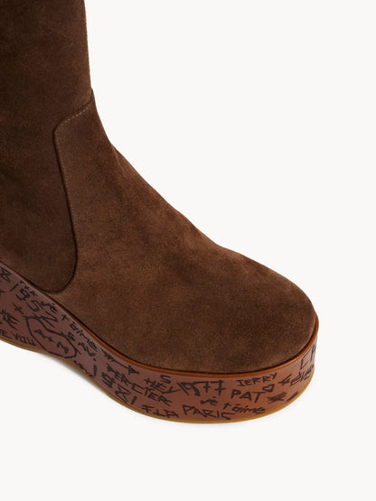 Maxime wedge ankle boot
