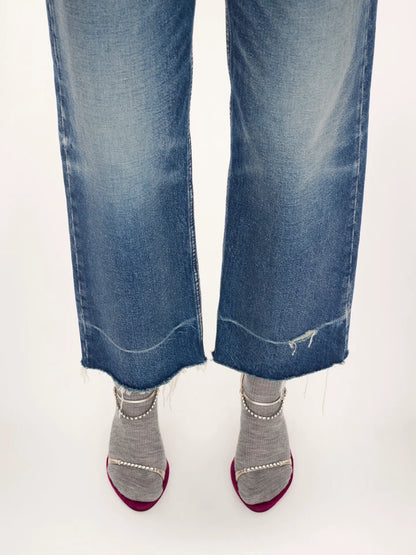 Bootcut jeans in denim