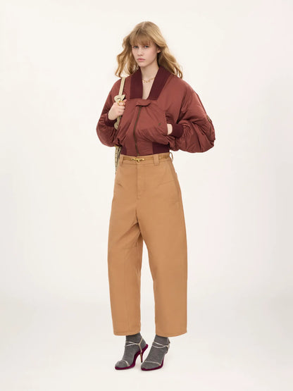 Bomber jacket in nylon