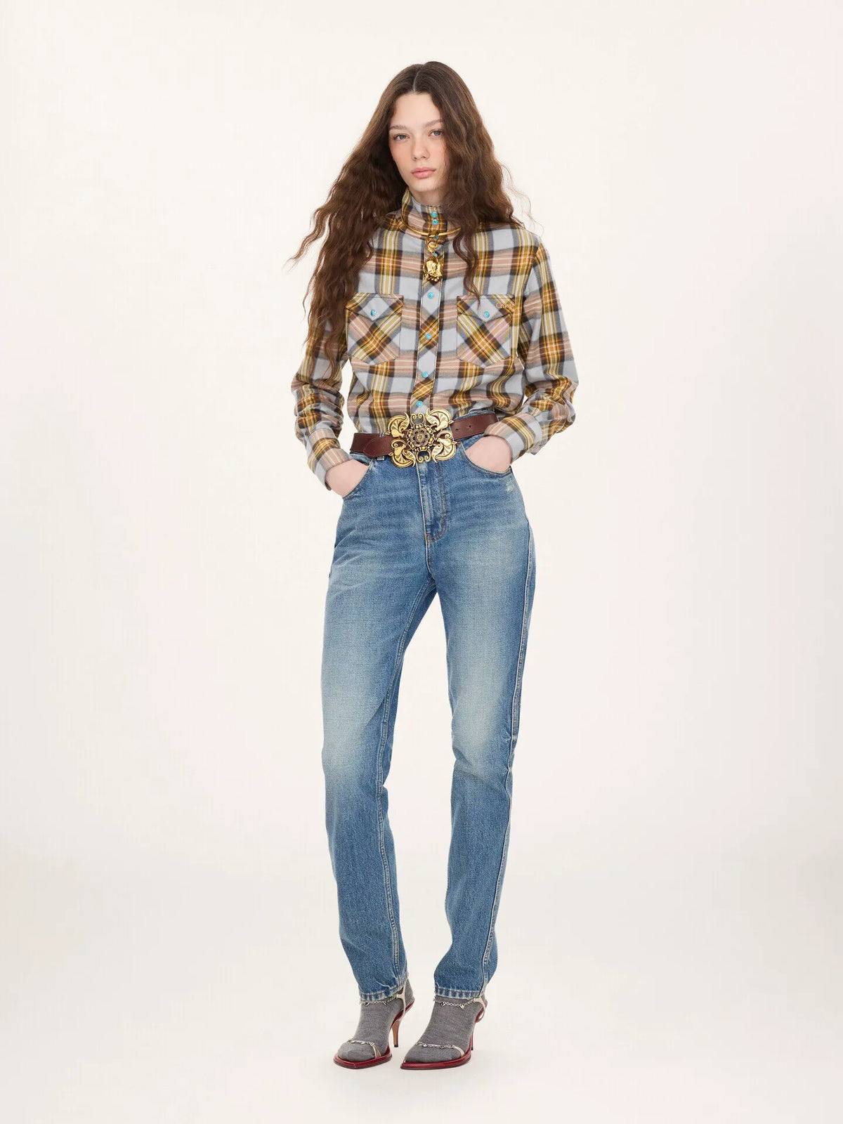 Slim jeans in denim
