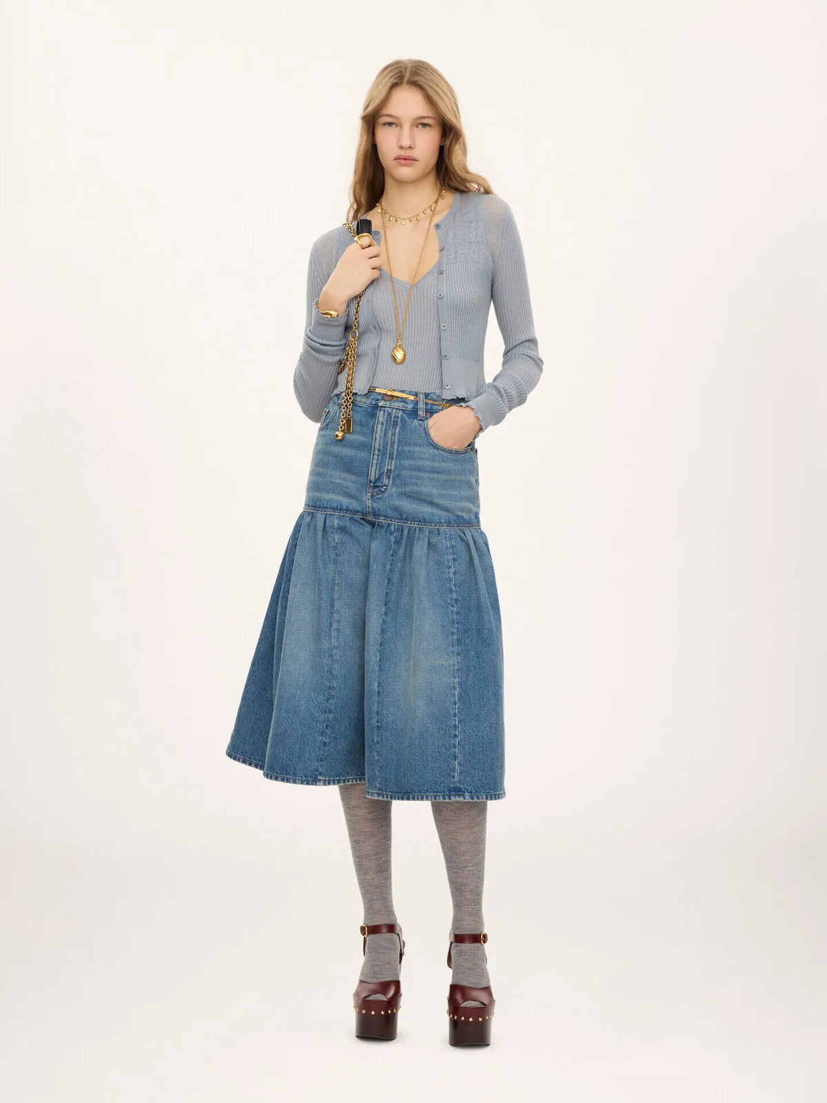 Twin set in a superfine wool knit