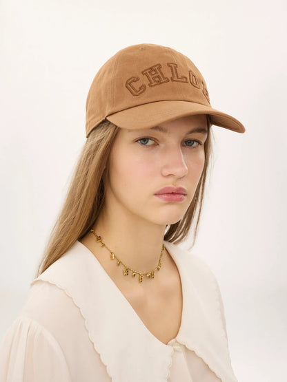 The Chloé Signature cap in cotton
