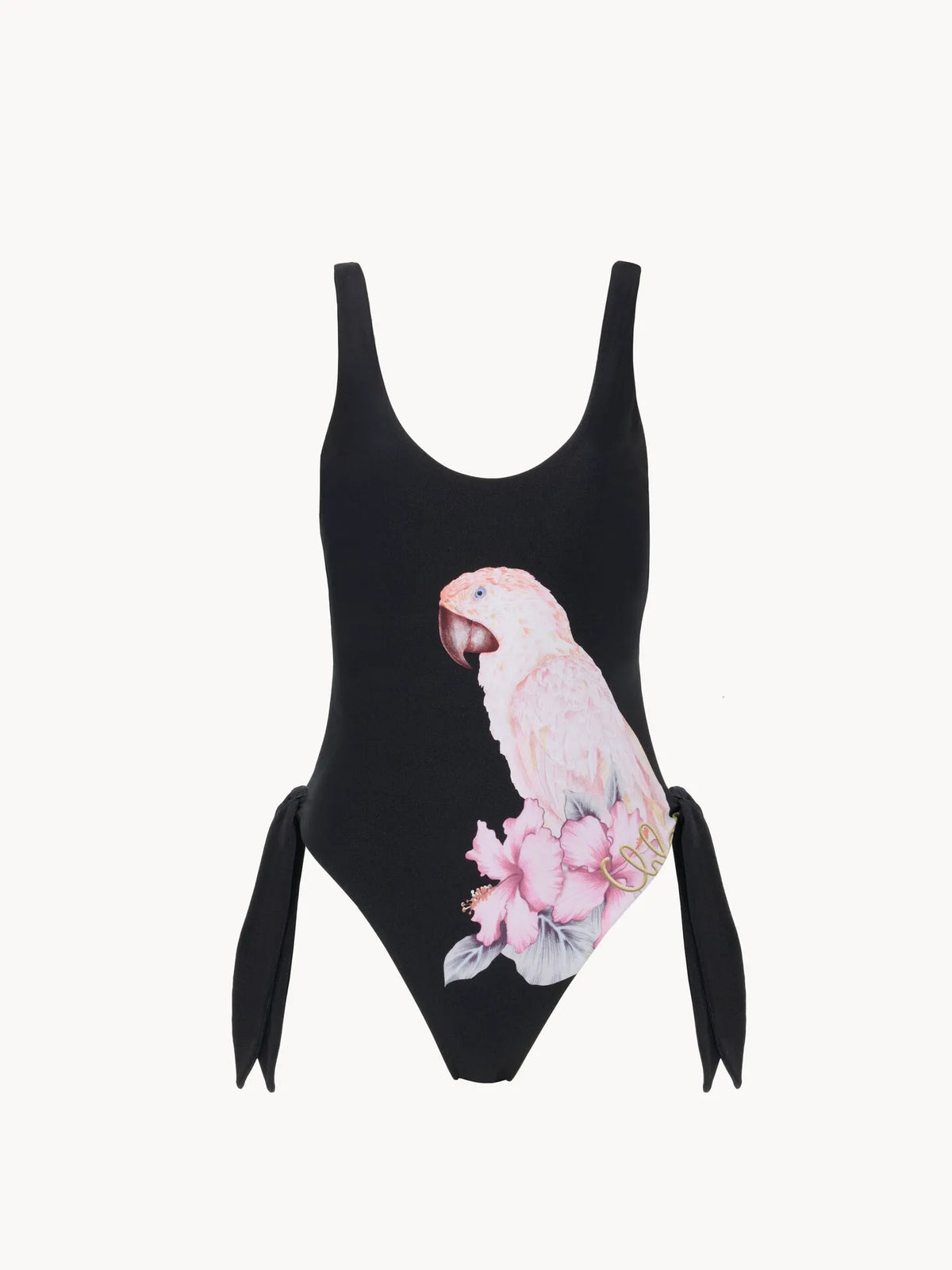 Cut-out one-piece swimsuit