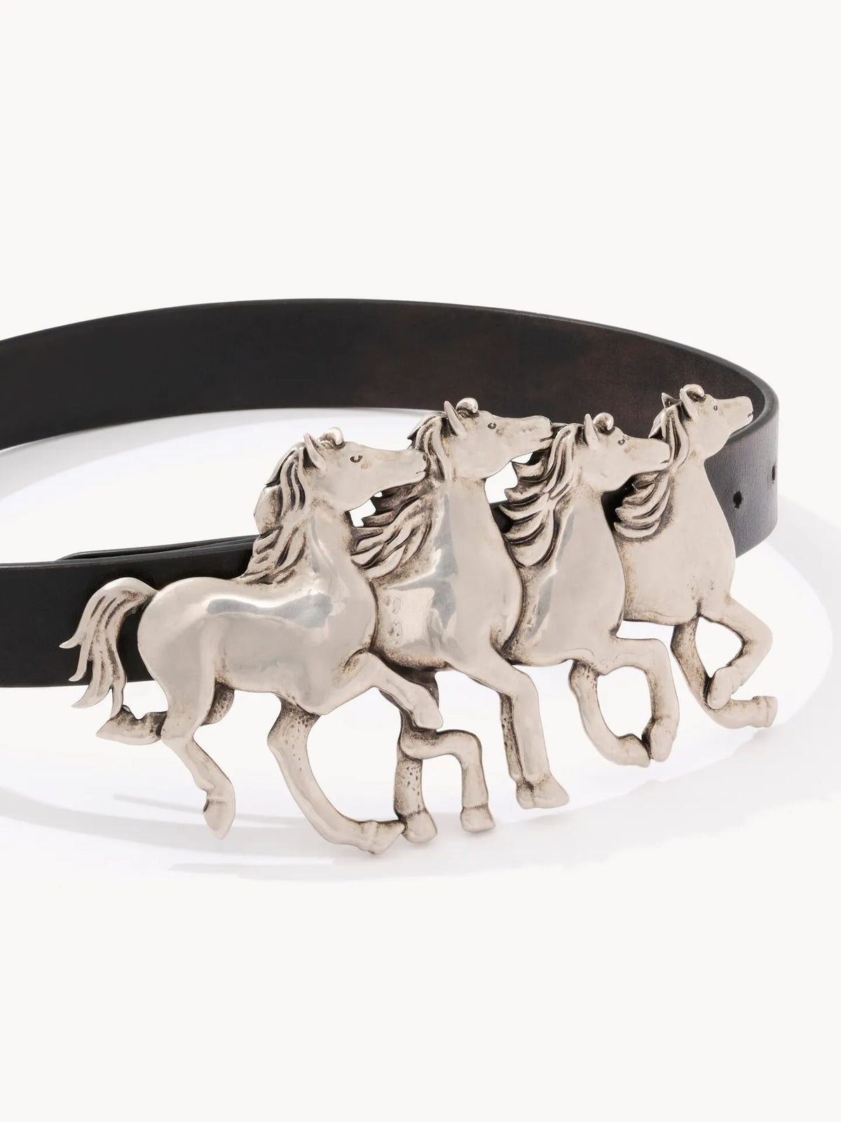 The Chloé Running Horses wide belt