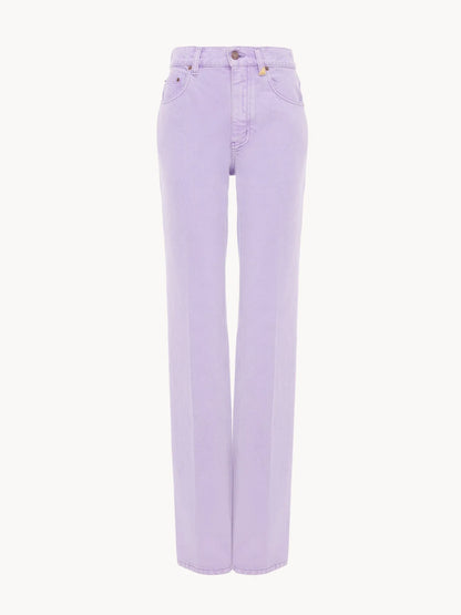 Straight jeans in denim