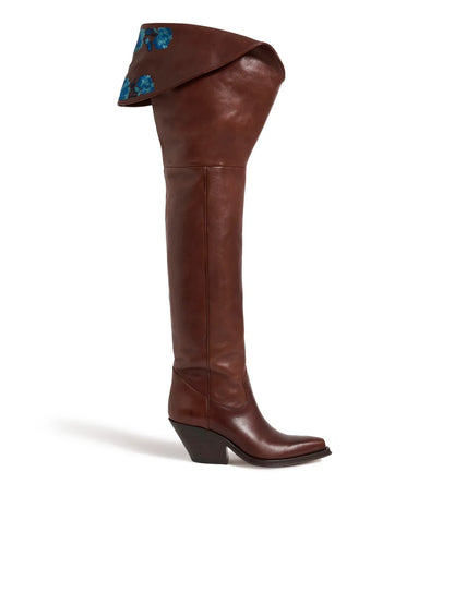 Azelan thigh high boot