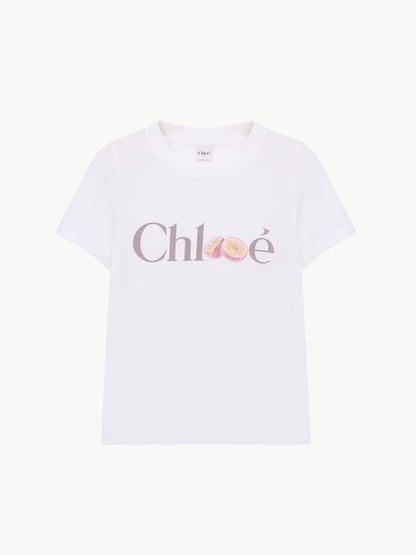 Baby fit logo T-shirt in cotton jersey