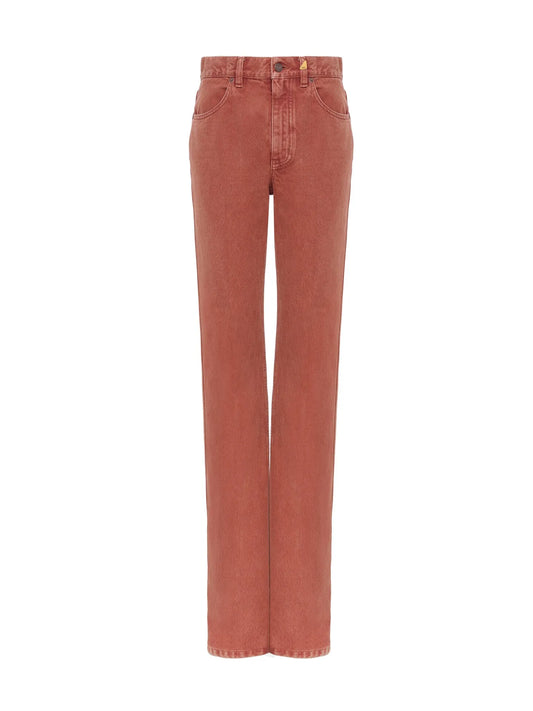 Straight jeans in denim