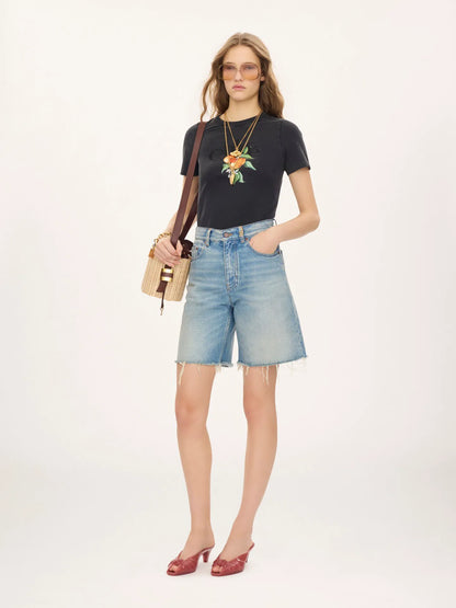 Baby fit logo T-shirt in cotton jersey