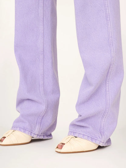 Straight jeans in denim