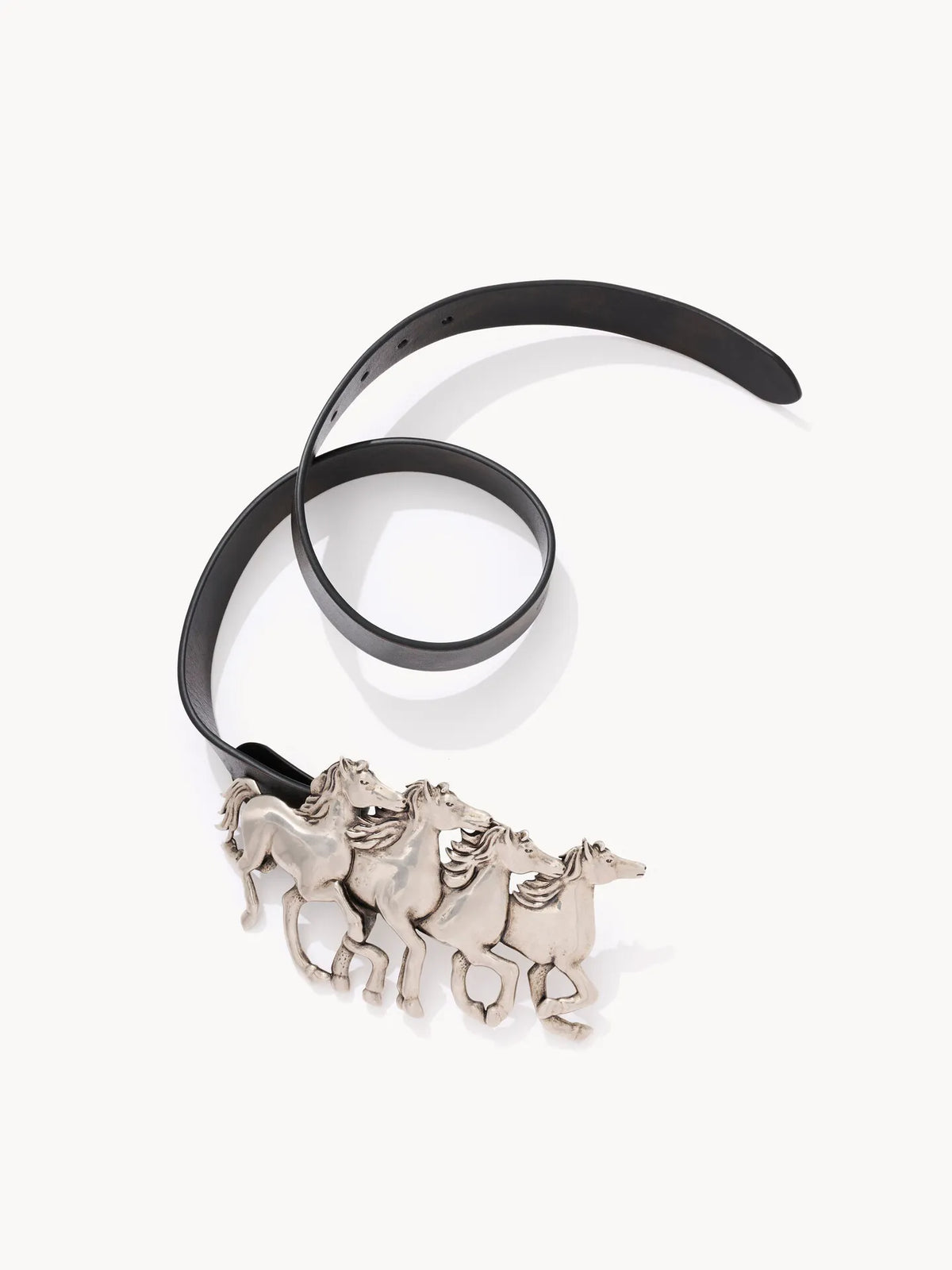The Chloé Running Horses wide belt