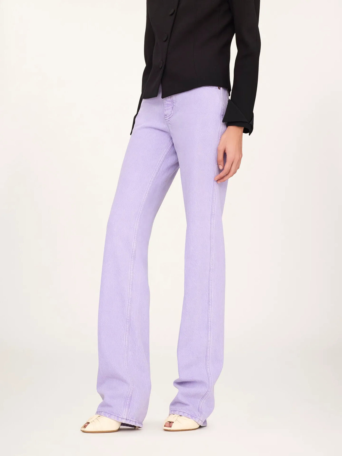 Straight jeans in denim