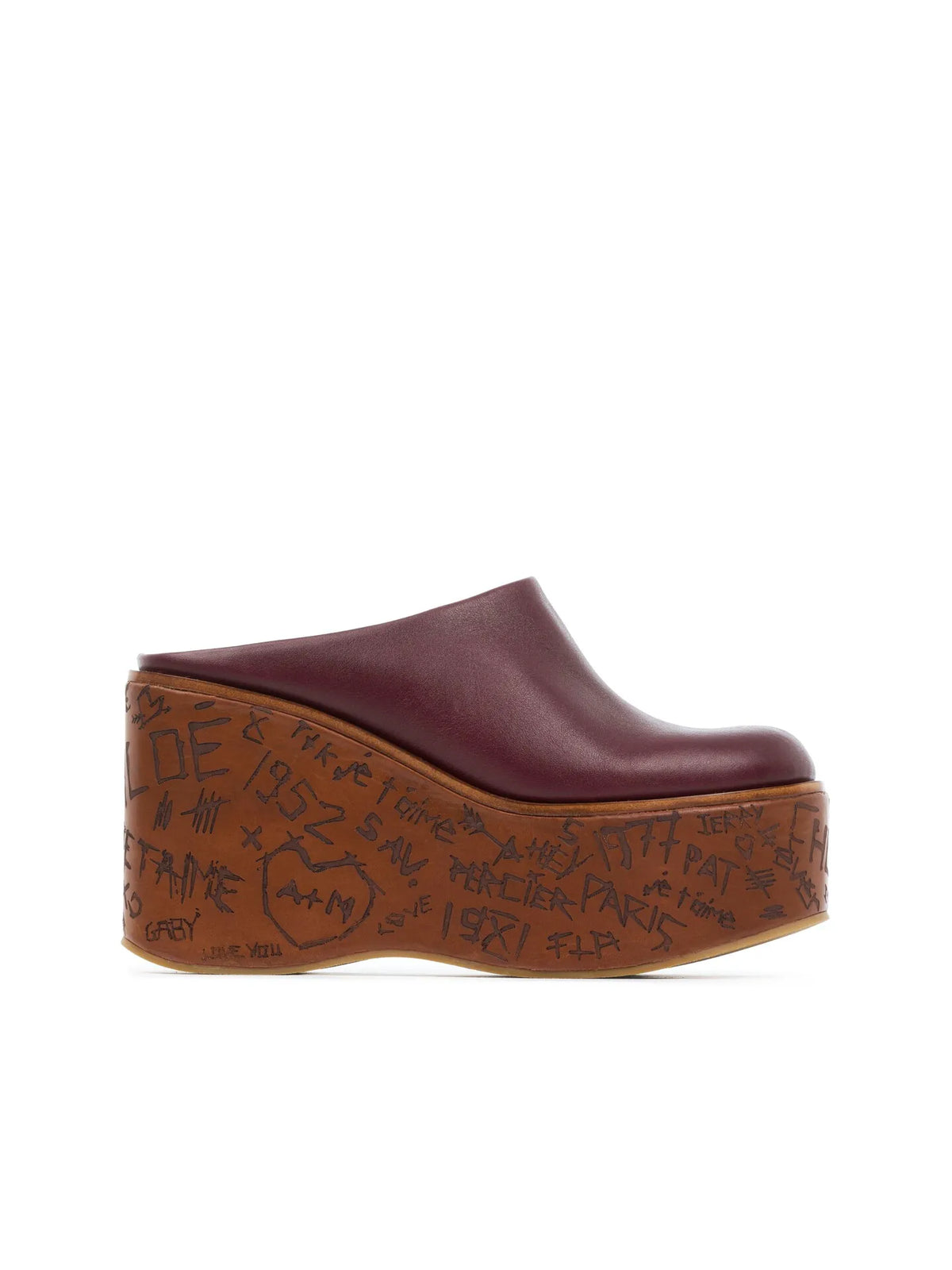 Maxime wedge mule