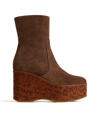 Maxime wedge ankle boot
