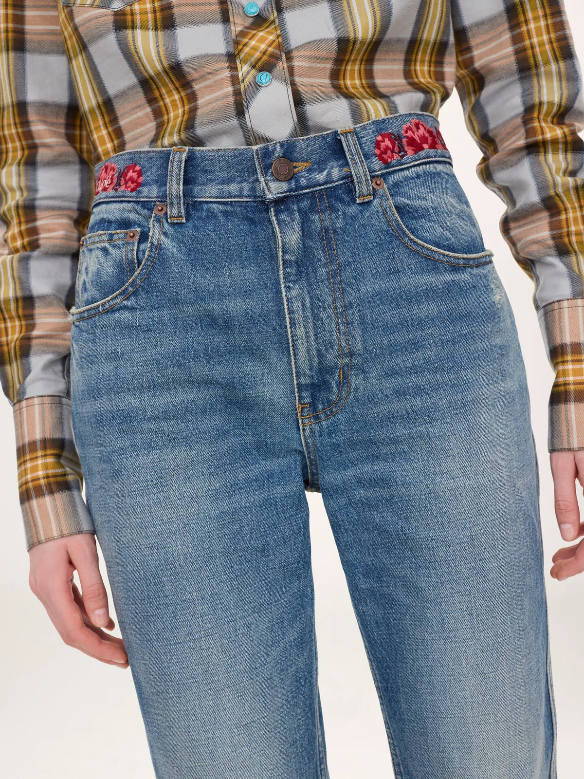 Slim jeans in denim
